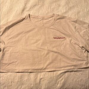 lululemon athletica Cream Crop Top